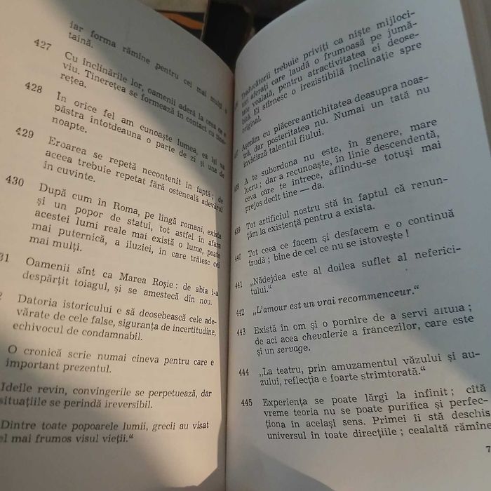 Maxime și reflecții,Eseuri de Johann Wolfgang Goethe,1972,265 pagini