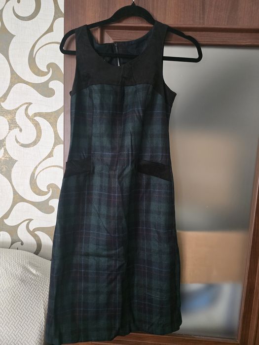 Rochie din lana verde