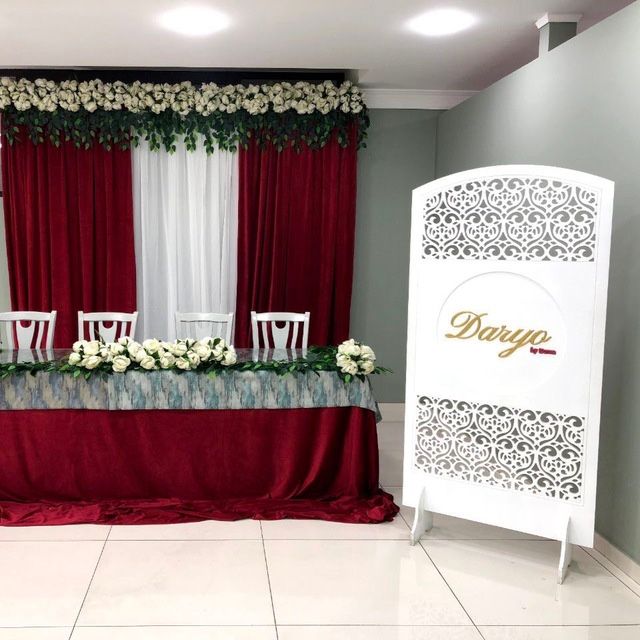 Оформление свадьбы оформления хизмати 600.000 dan