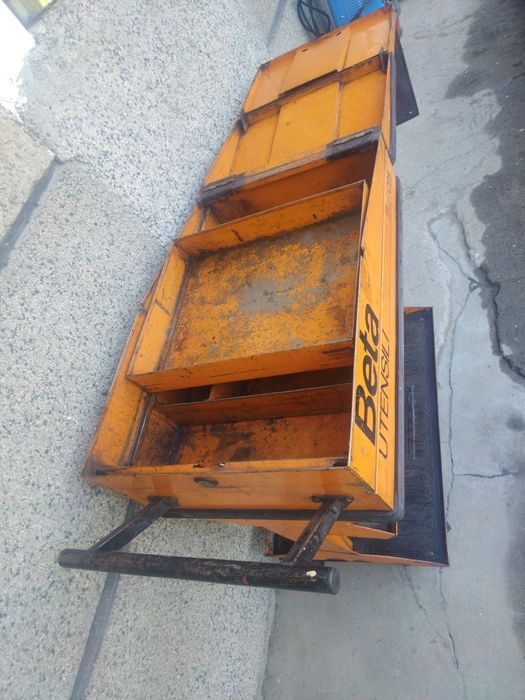 BETA TANK C25 метална оранжева сервизна количка за инструменти за гара