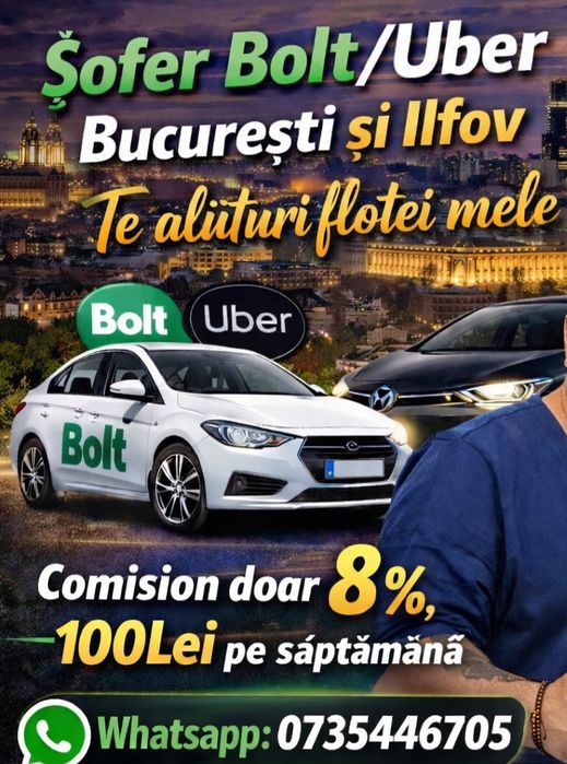 Flota Uber Bolt 8% Comison