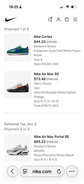 Кроссовки nike air max размер 44,5