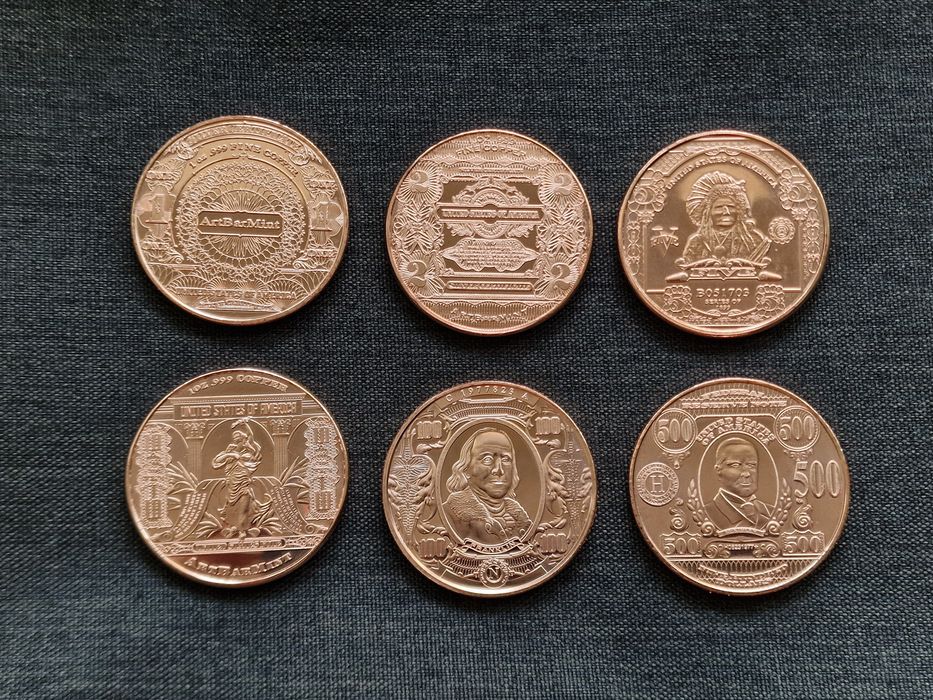 Медна монета, медно кюлче copper coin copper bar