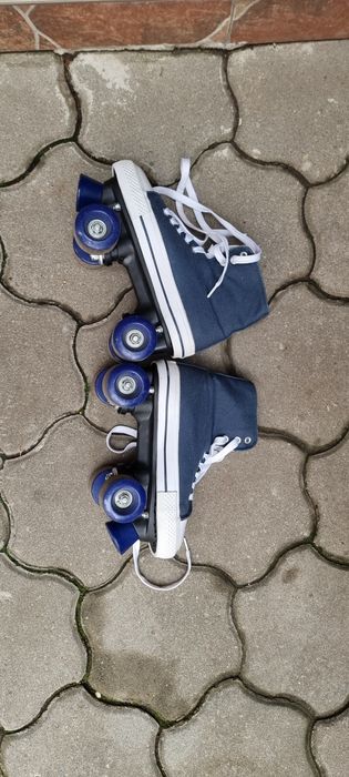 Patine cu rotile retro Maxtar (stil teniși pânză) – Mărimea 36