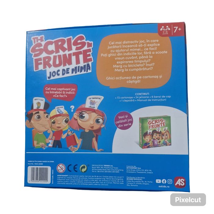 Joc: Ți-e Scris în frunte, joc de mima