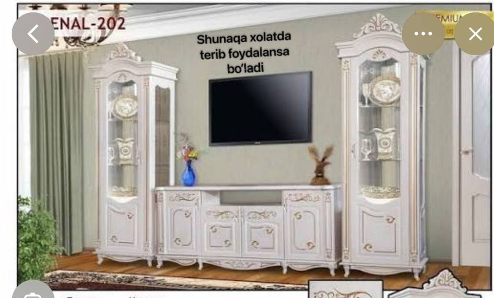 Mebellar sotiladi yangidek turibdi