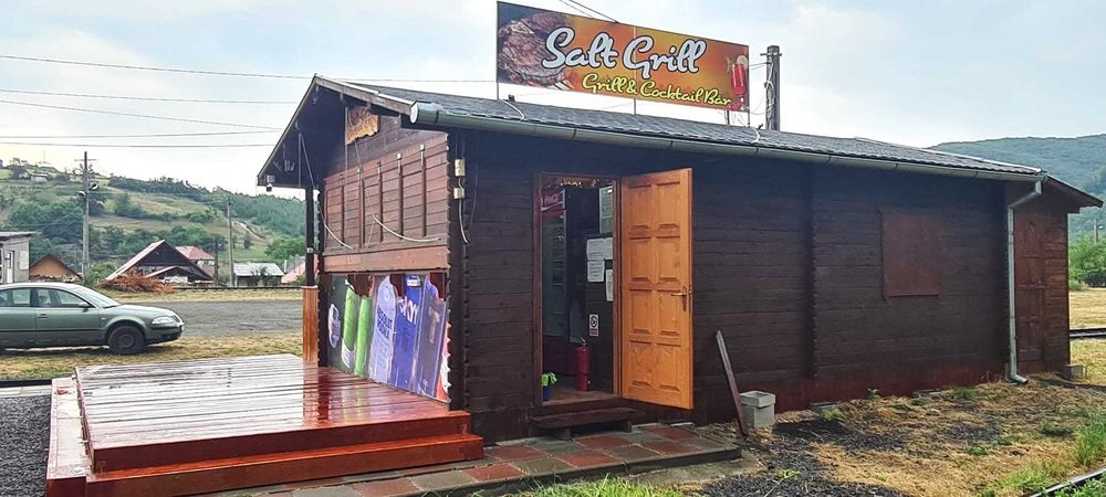Eladó faház (akár büfé/fast food) – Parajd | Căsuță din lemn de vânzare – Praid