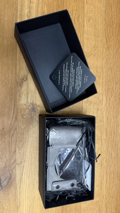 Half case Mr. stone Ming Studio Pentru aparat Sony A7C Piele naturala + baza metalica