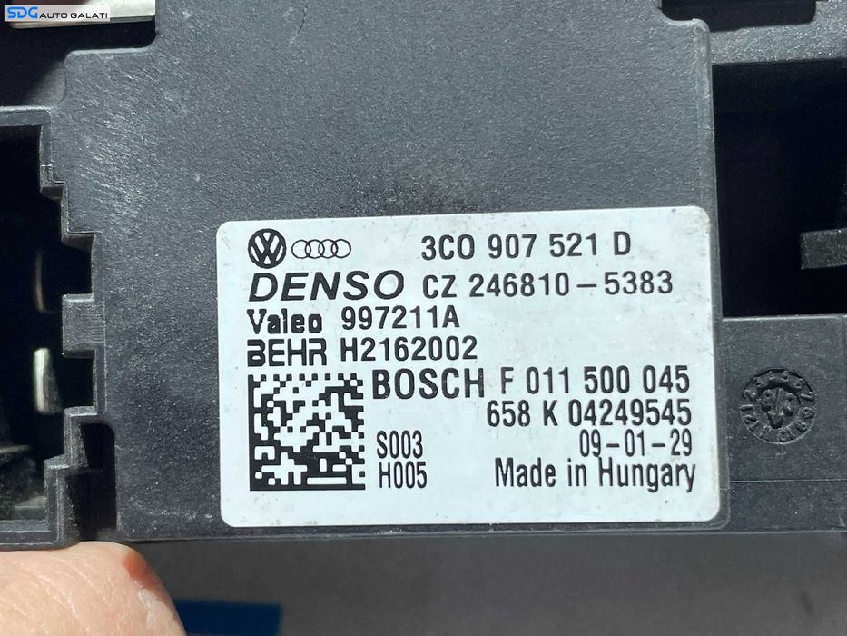 Releu Rezistenta Motoras Aeroterma Volkswagen Passat CC 2008 - 2012 Cod 3C0907521D [L3058]