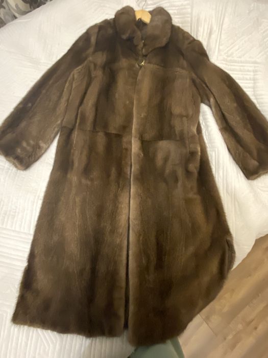 Шуба норка цельная