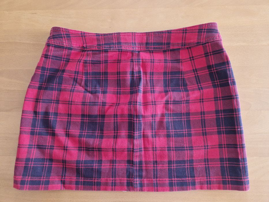 Fusta vintage mini in carouri Mango mas 38