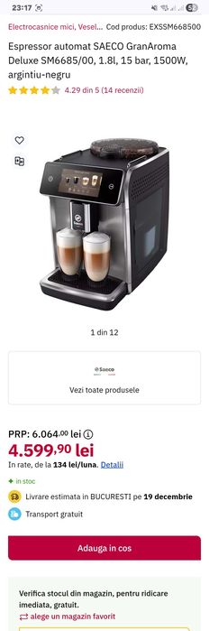 Espressor SAECO GranAroma Deluxe