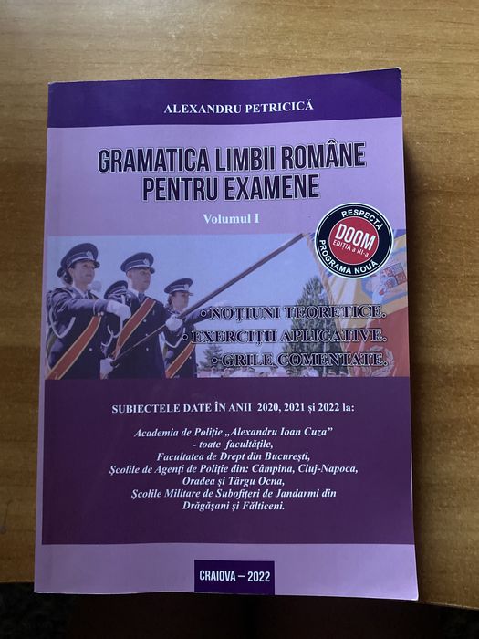Gramatica limbii romane pentru examene