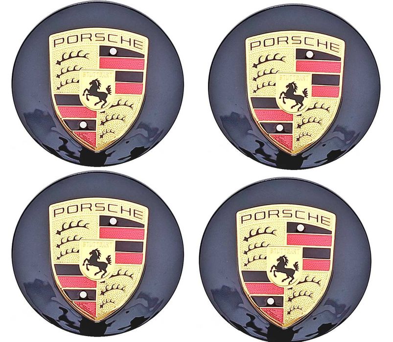 Set 4 Capace jante aliaj Porsche 76mm pentru jante Porsche