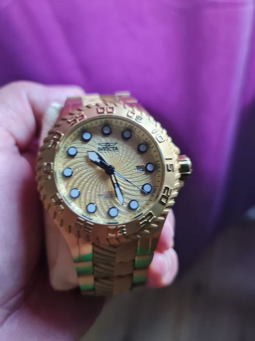 .invicta gold automatic   original