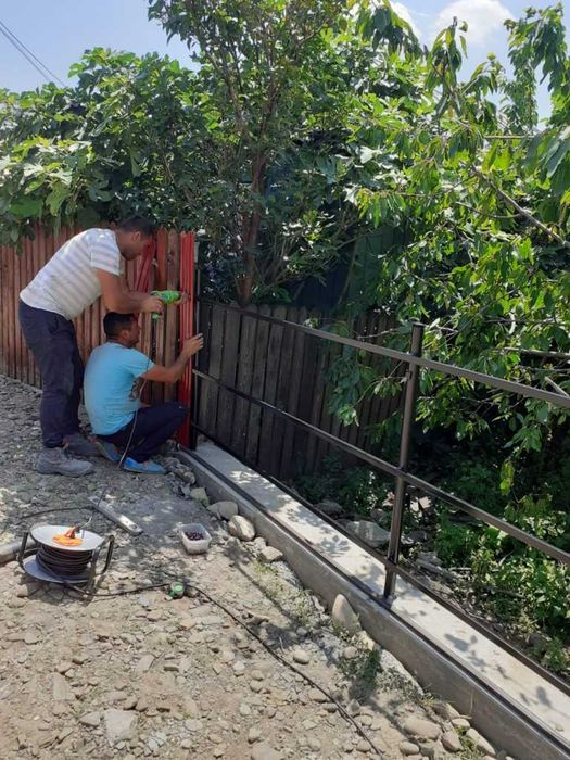 Garduri din sipca metalica, panou stil jaluzele si alte modele