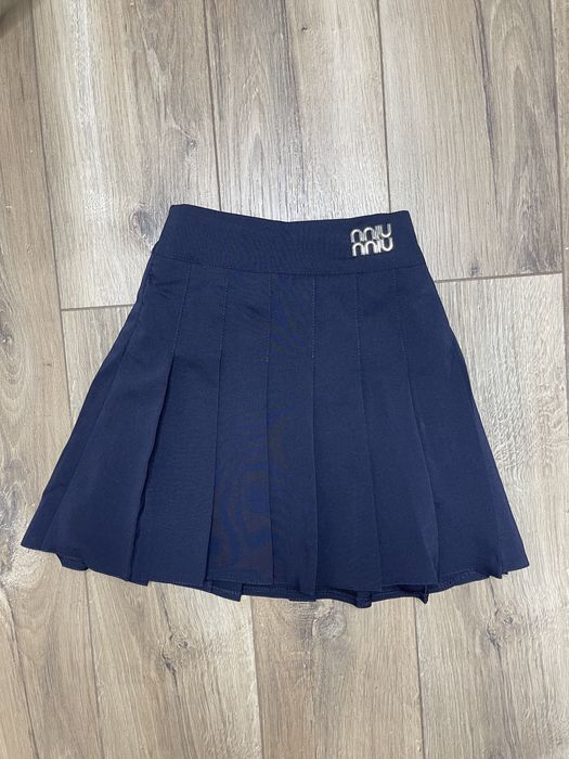 Школьная юбка синяя