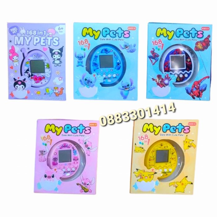 Тамагочи Пикачу, Лило и Стич, Спайдърмен, Готик Куроми