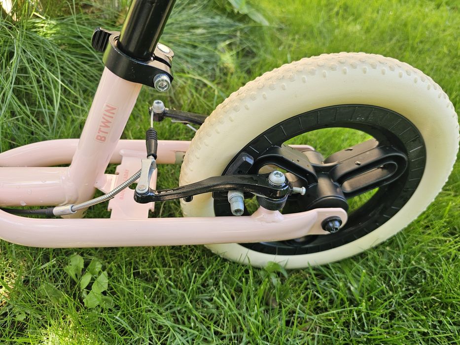 Bicicletă de echilibru fete,fără pedale Runride 500 10", 2 - 4,5 ani (85 - 105 cm)