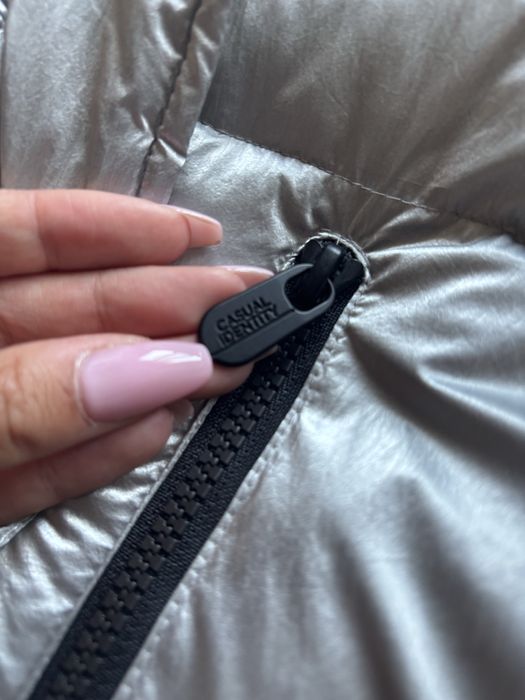 Зимно сребристо яке Comma