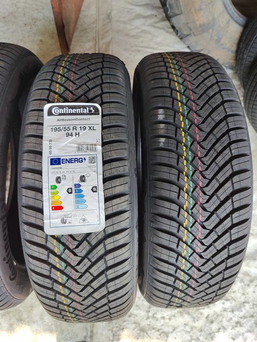 4 Нови всесезонни гуми 195/55R19 Continental AllSeasonContact 94H M+S