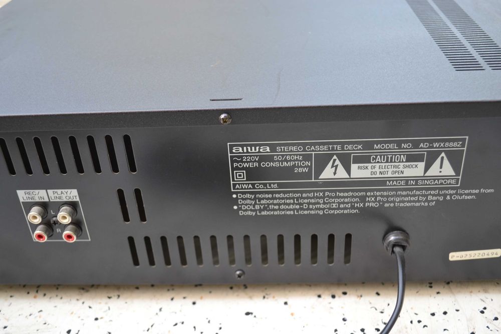 Deck Aiwa AD WX 888