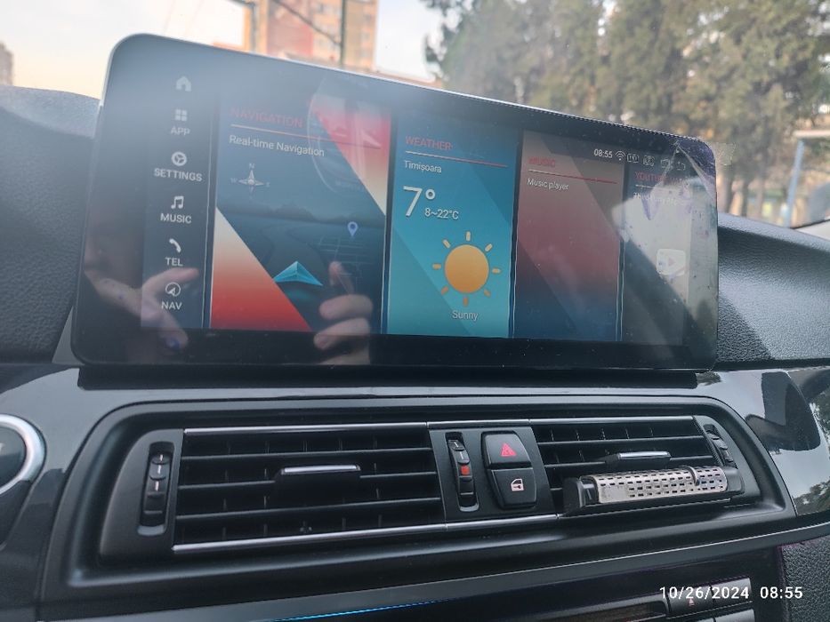 Android BMW F10 12.3" Snapdragon ID9 Carplay Androidauto