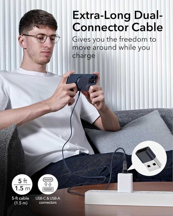 Мини безжично зарядно устройство