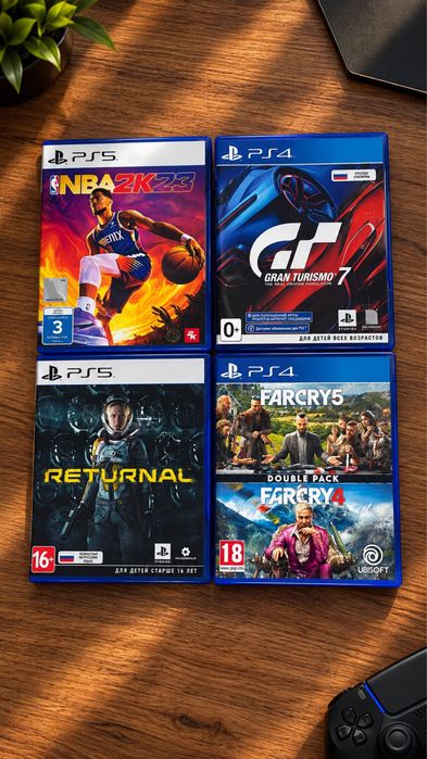 Продаю диски для PlayStation (PS5 и PS4)