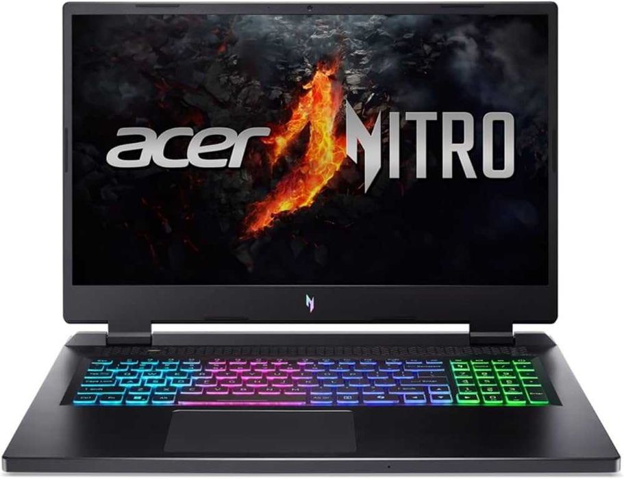 КАТО НОВ! Acer Nitro 17 165Hz Ryzen 9 8945HS 32RAM 512GB SSD RTX 4070