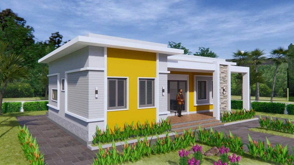 НА ИЗПЛАЩАНЕ - Луксозна сглобяема къща с 3 спални, 96 кв. м