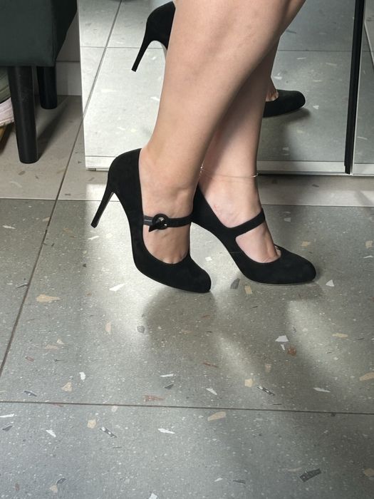 Pantofi piele intoarsa 39