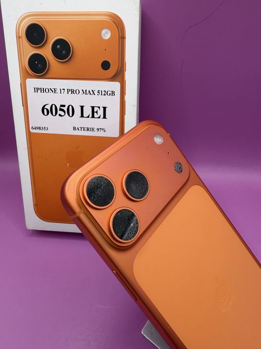 Iphone 17 Pro Max 512gb •Matei Amanet Crangasi•64983