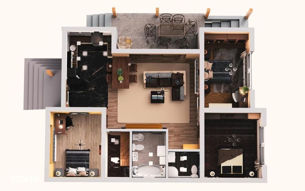 Casa noua single, 9 arii teren,  4 camere, gard, pivnita  Livezeni