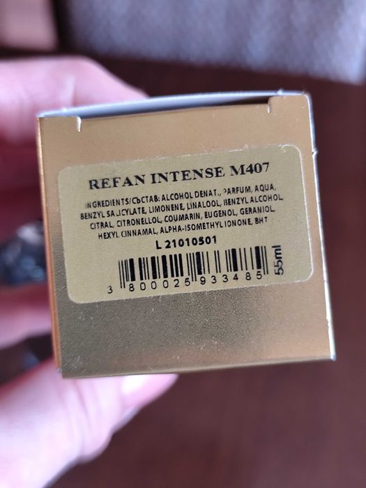 M 407 Refan Intense eau de Parfum Men имитира Paco Rabanne Invictus