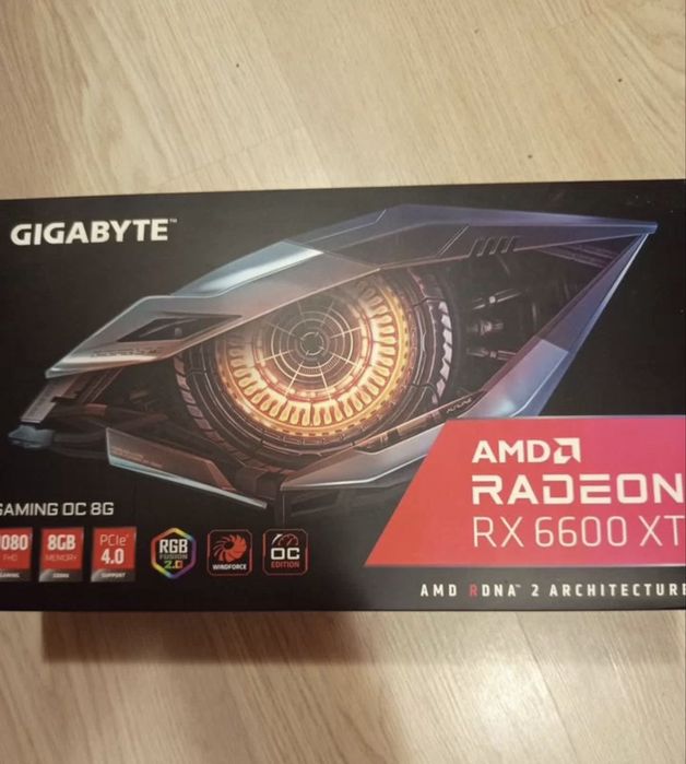 Gigabyte RX6600xt 8gb продам!