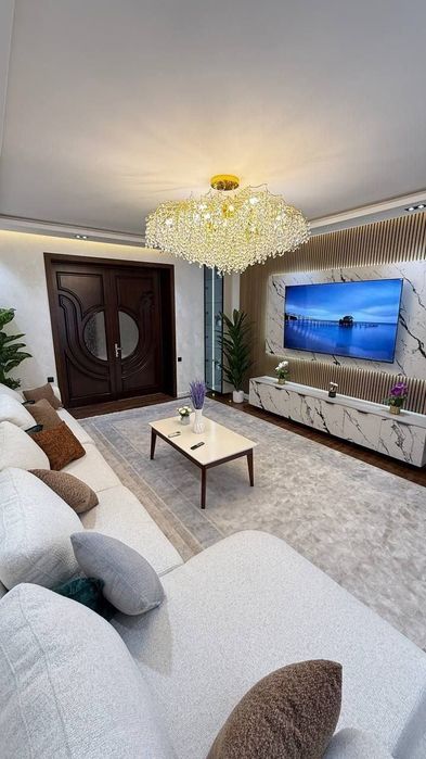 Метро Ойбек новостройка 3/6/10, с мебелью и техникой квартира 110м.кв