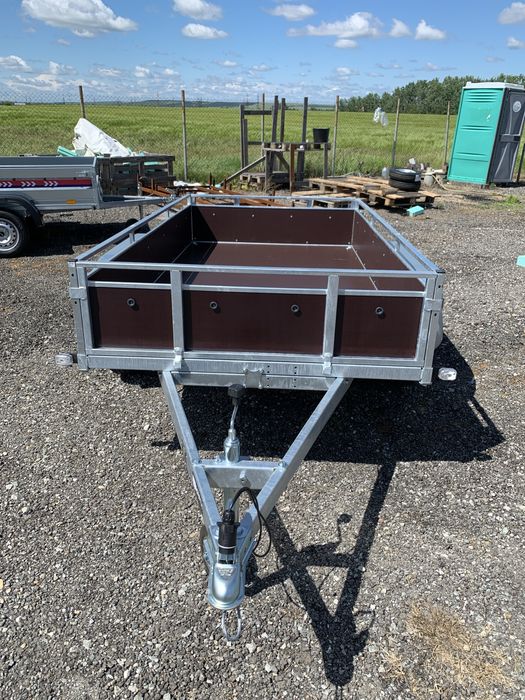 Remorcă 750 kg 2 Axe Vesta Trailers 251x135x38 cm cu Obloane Tego