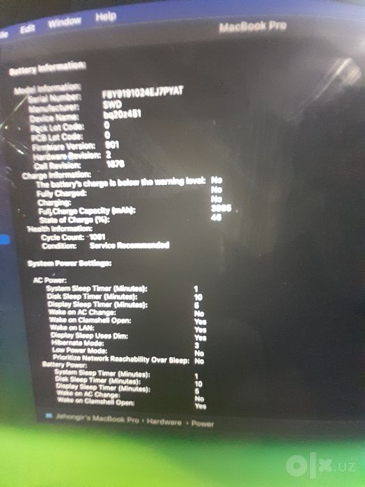 Macbook 2019 core i5 13-inch