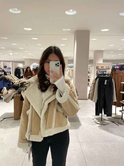Дубленка Zara размер М