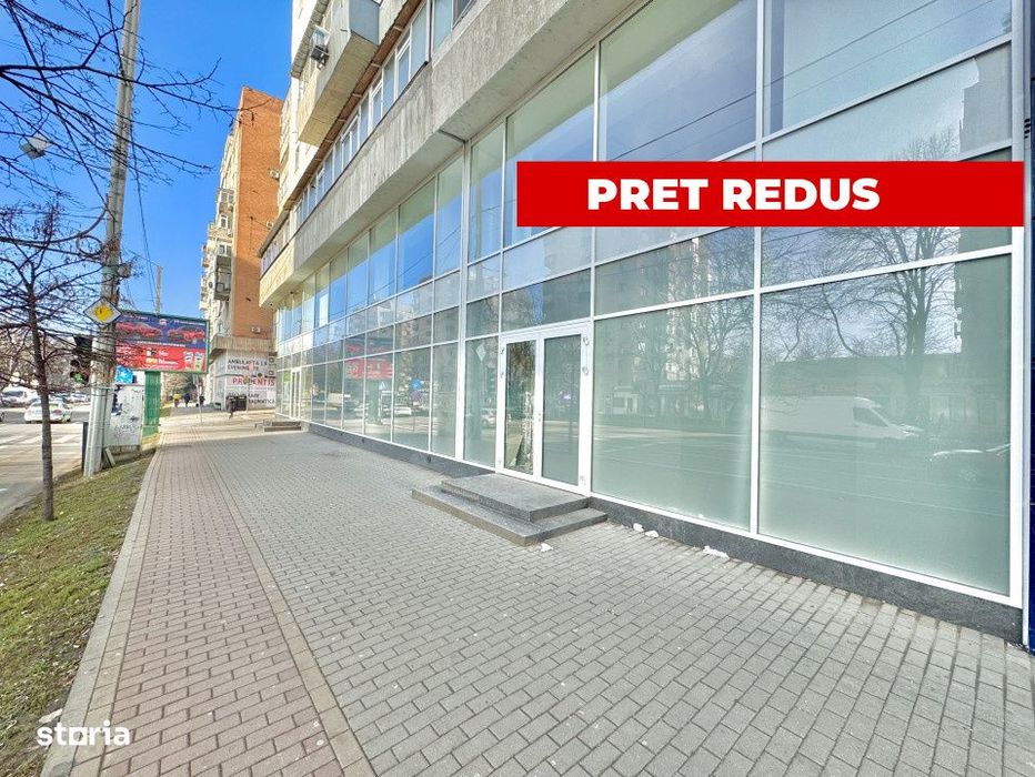Inchiriere Spatiu 264 mp- Bd. Independentei. Vitrina 18 metri. 15 €/