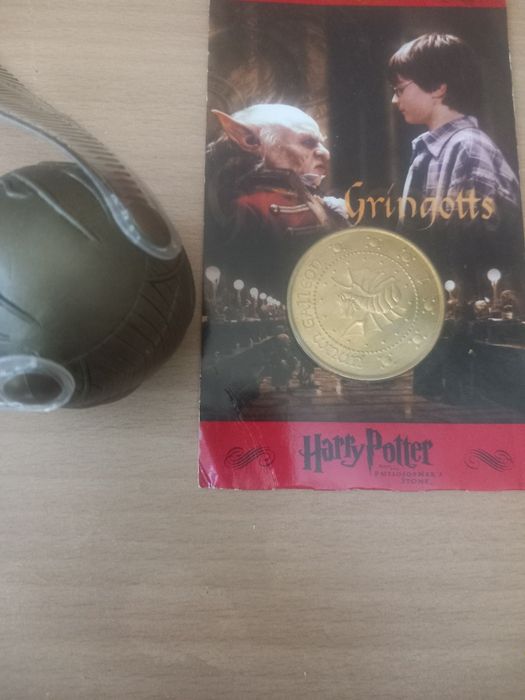 Златна монета "Един Галеон" от Гринготс от Хари Потър (Harry Potter)