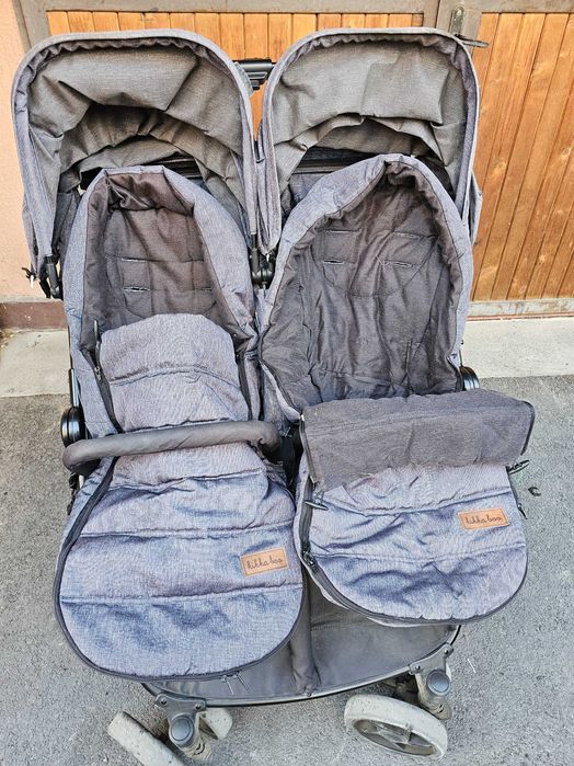 Количка за близнаци KIKKA BOO HAPPY 2