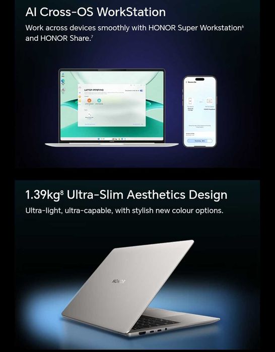 HONOR MagicBook Pro 14 2025 (Core Ultra 9 285H/ 32+1TB)