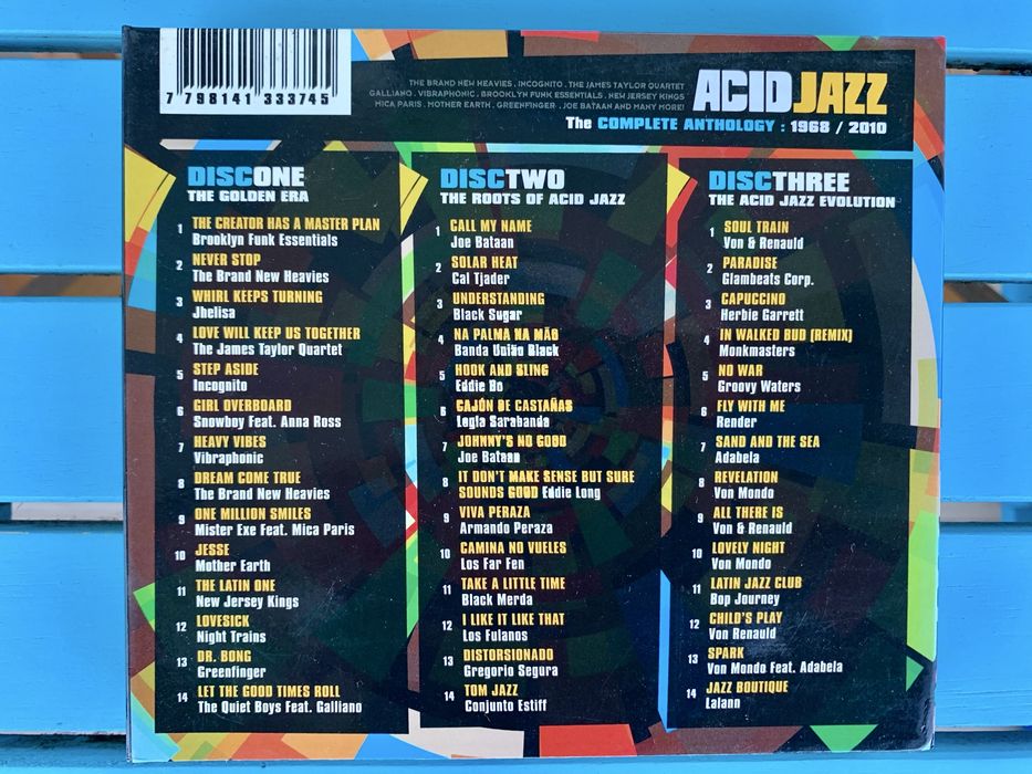Оригинален 3 CD set “Acid jazz: the complete anthology 1968/2010”