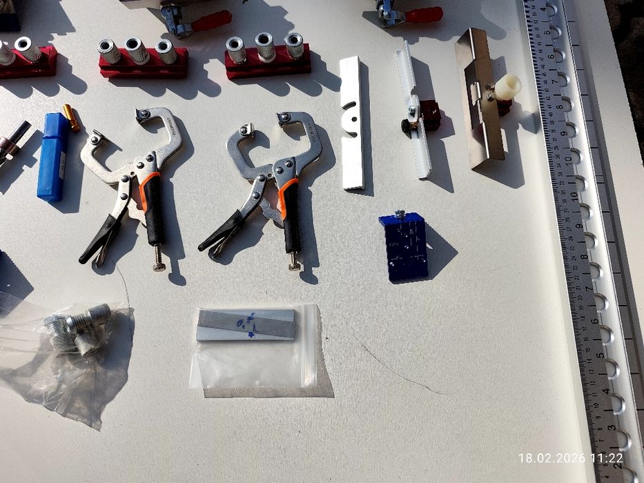 Набор кондукторов для сборки мебели