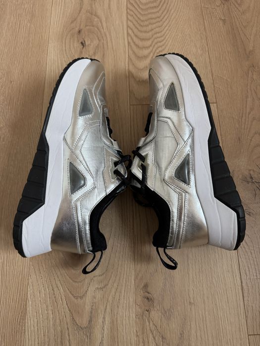 Мъжки  кожени маратонки HUGO BOSS с метален ефект, размер 43