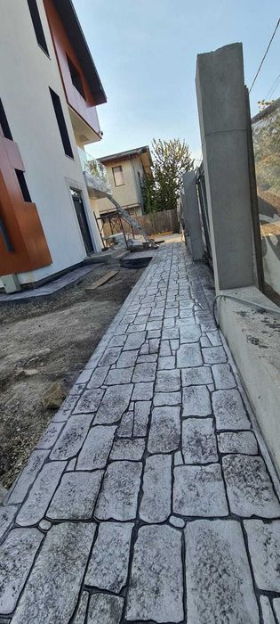 # beton amprentat si elicopterizat# pavaj din beton amprentat