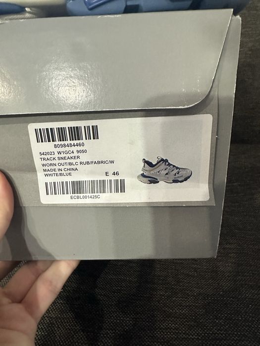 Balenciaga Track White Blue