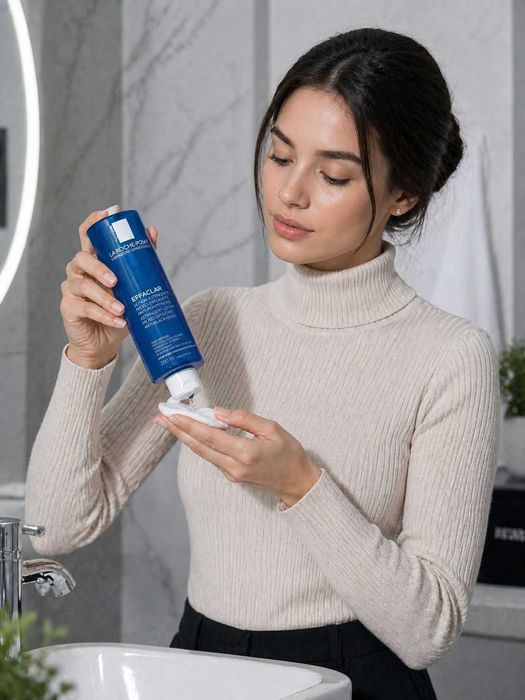 La Roche-Posay Effaclar Lotion-Yuzni tozalash toniki,yog'li teri uchun